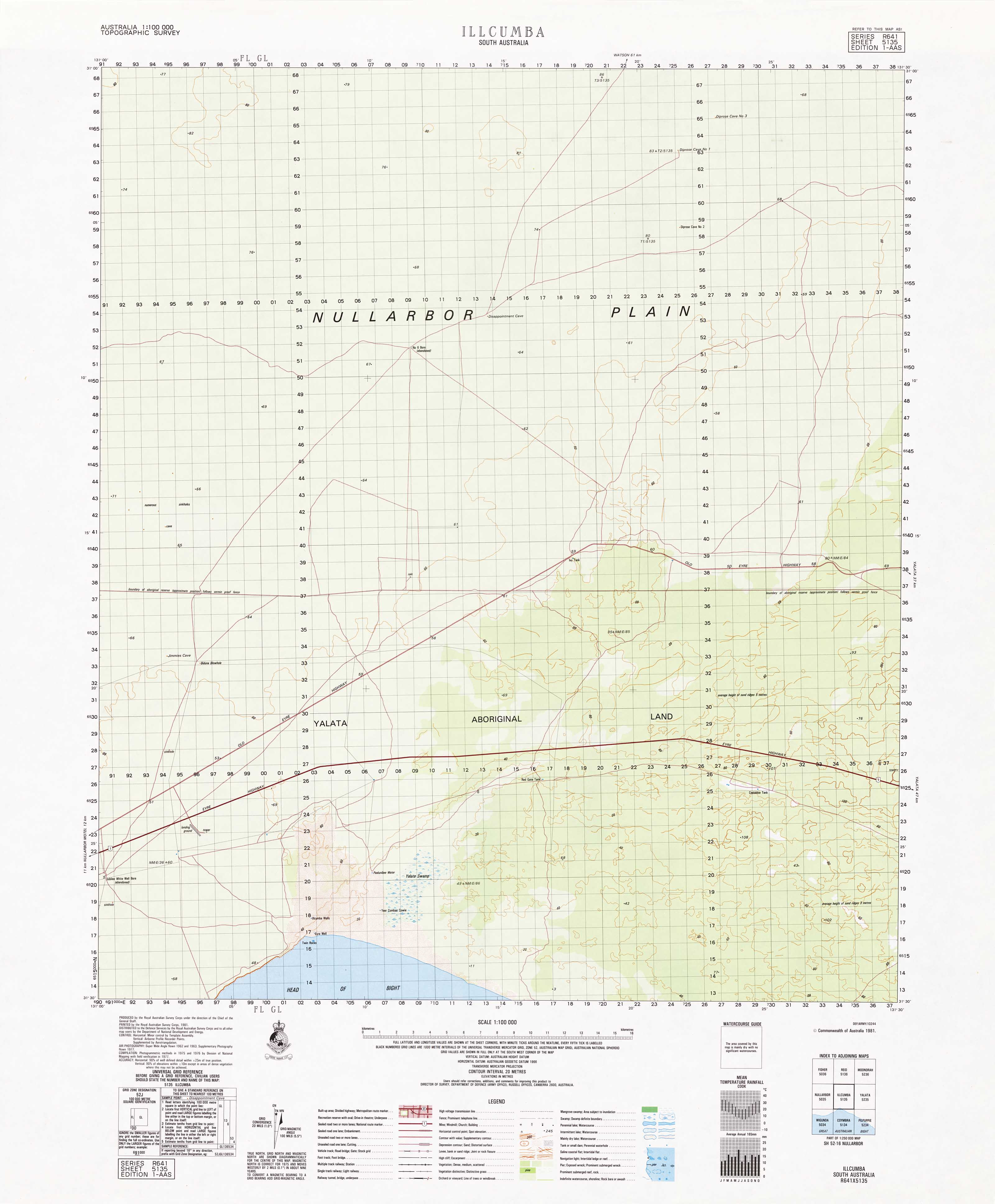 5135 Illcumba 1:100k Topographic Map