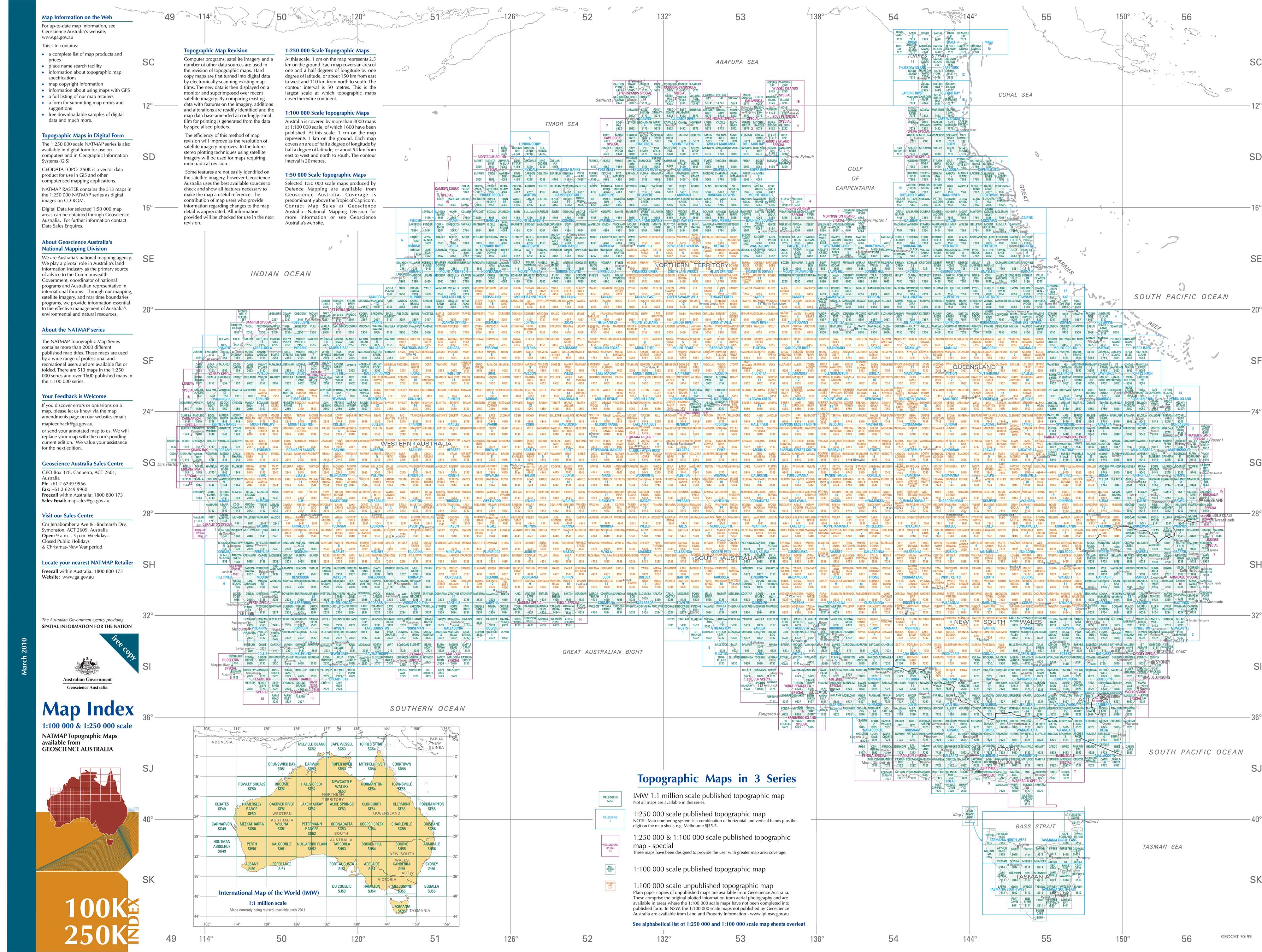 7358 Malpas 1:100k Topographic Map - Image 2