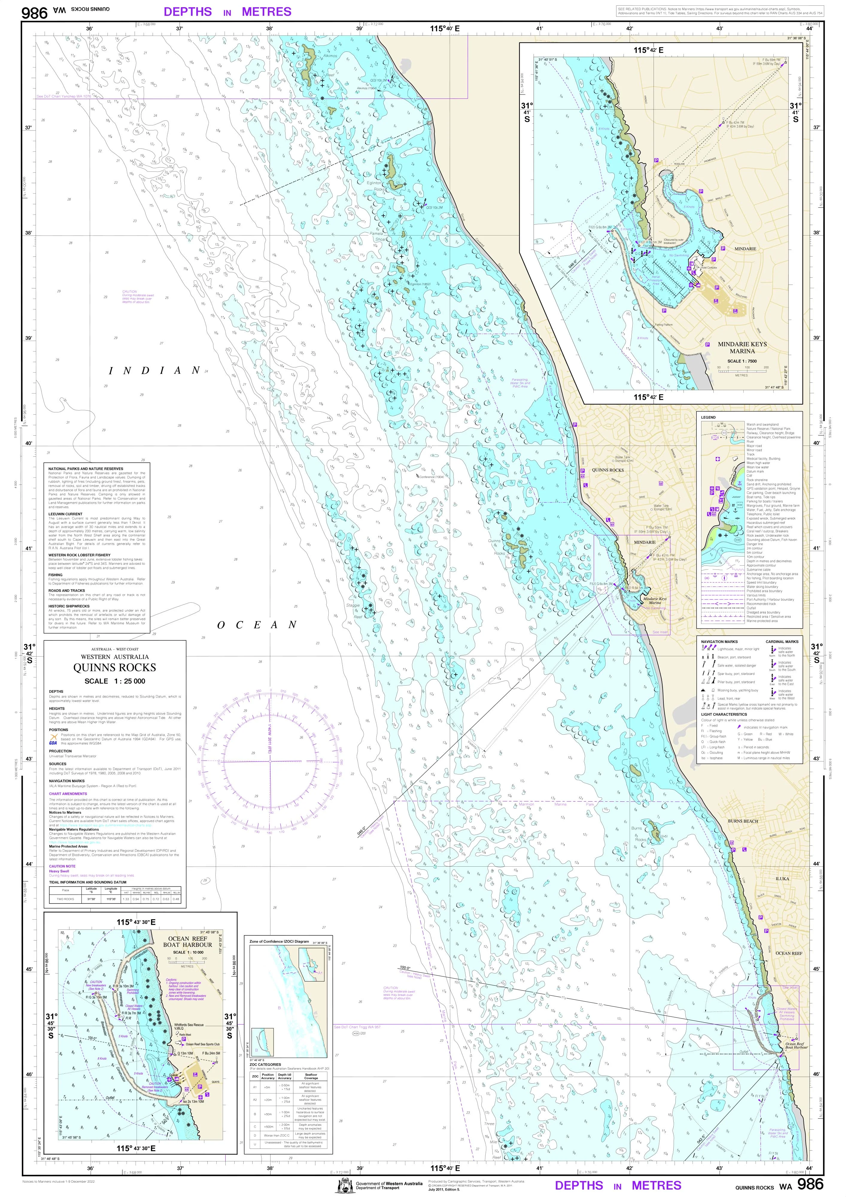986 - Quinns Rocks DPI Chart