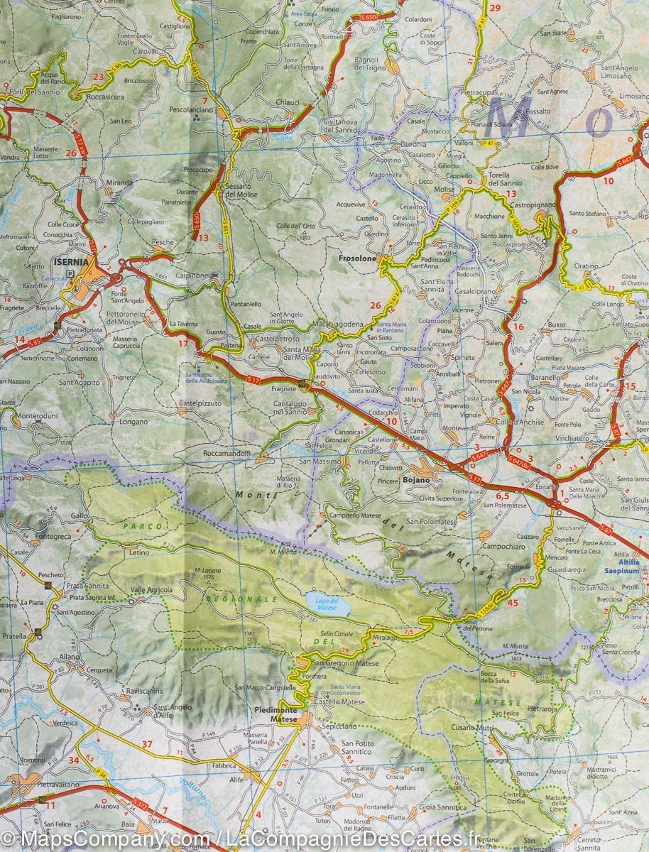 Italy Abruzzo & Molise Michelin Map 361 - Image 4