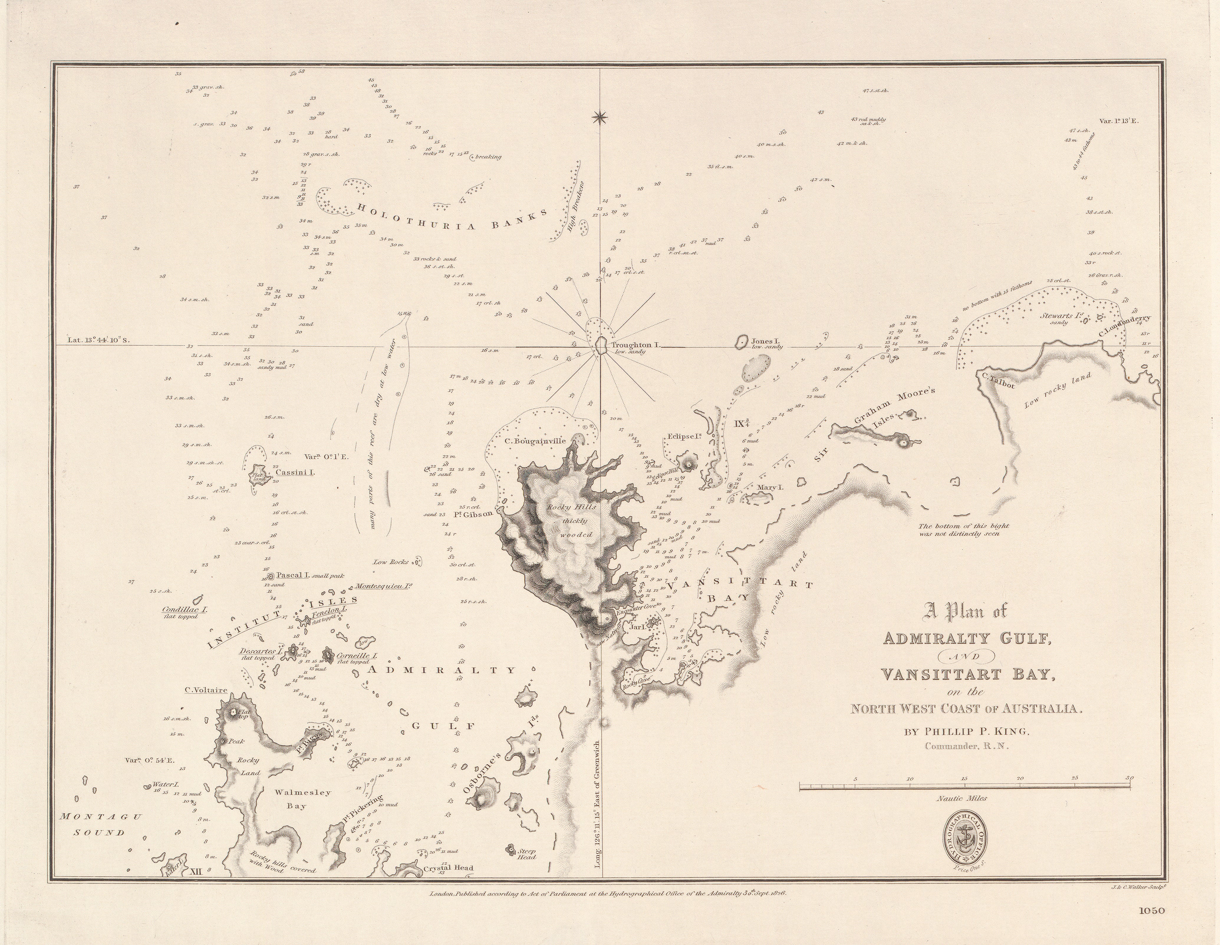 Admiralty Gulf & Vansittart Bay — North-West Coast of Australia (1818–1826)