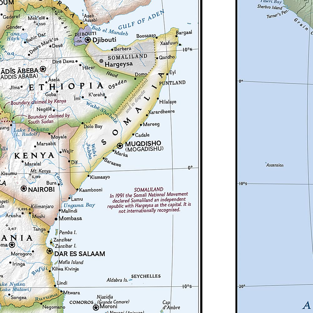 Africa National Geographic Folded Map - Image 4