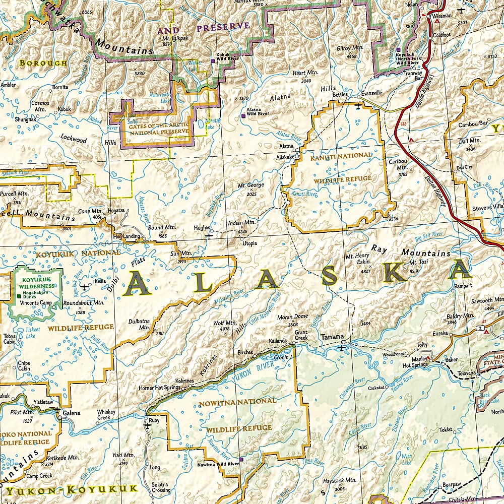 Alaska National Geographic Folded Map - Image 4