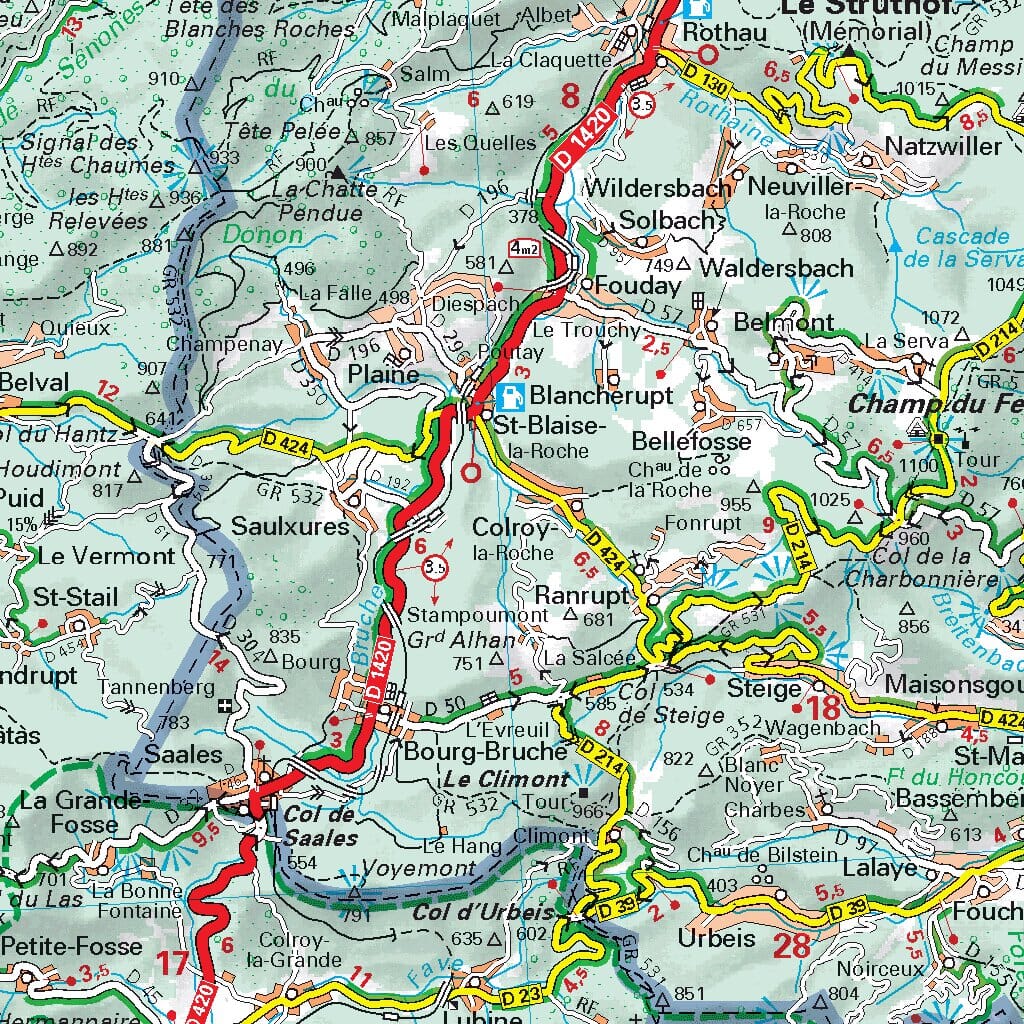 France Alsace, Lorraine 516 Michelin Map - Image 6