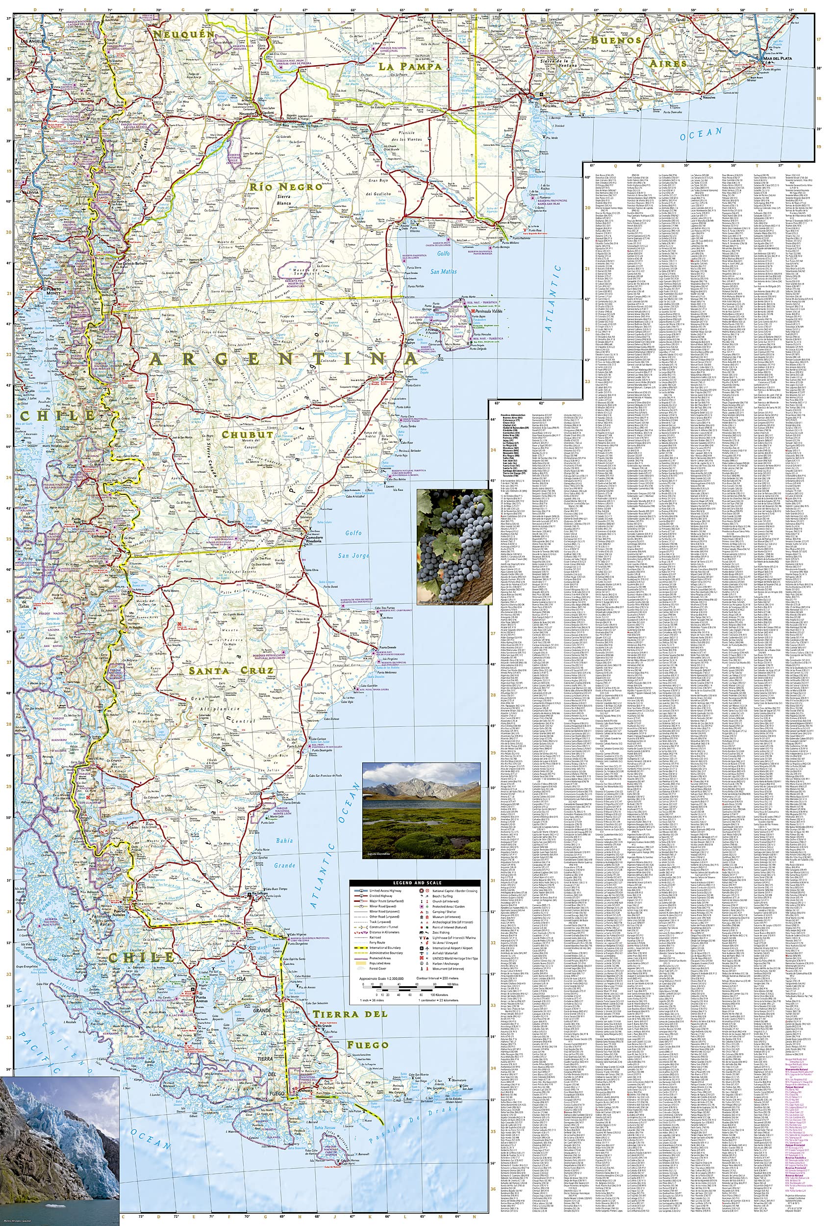 Argentina National Geographic Folded Map - Image 3
