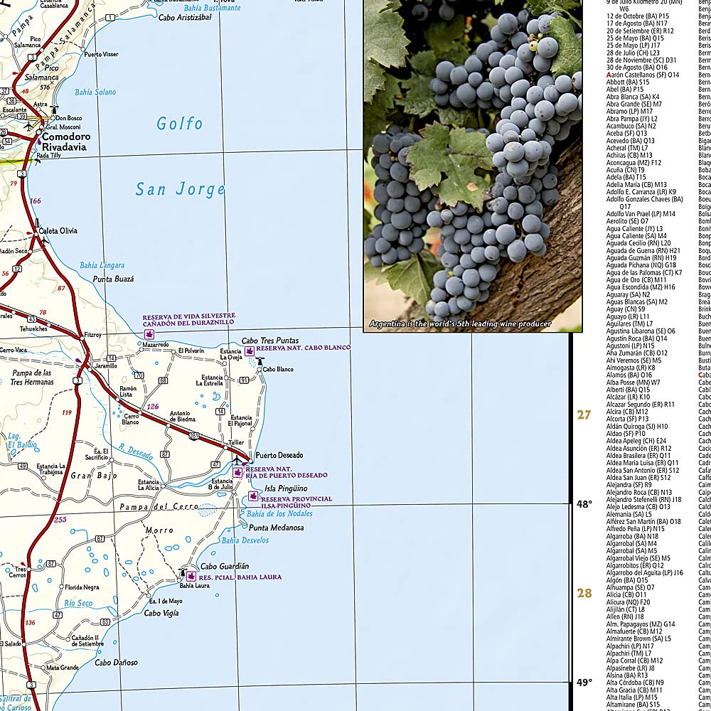 Argentina National Geographic Folded Map - Image 5
