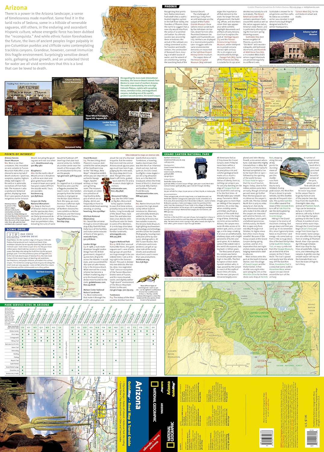 Arizona National Geographic Folded Map - Image 2