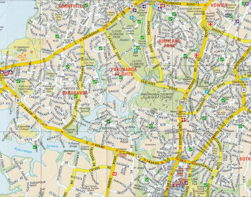 Auckland Complete New Zealand Kiwimaps Folded Map - Image 5