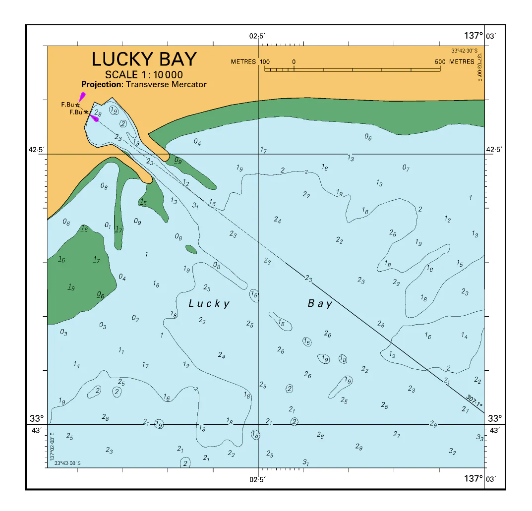 AUS 777 - Winceby Island to Point Riley Nautical Chart - Image 3