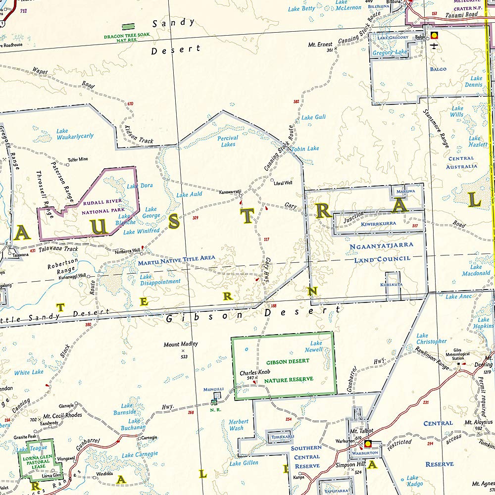 Australia National Geographic Folded Map - Image 5