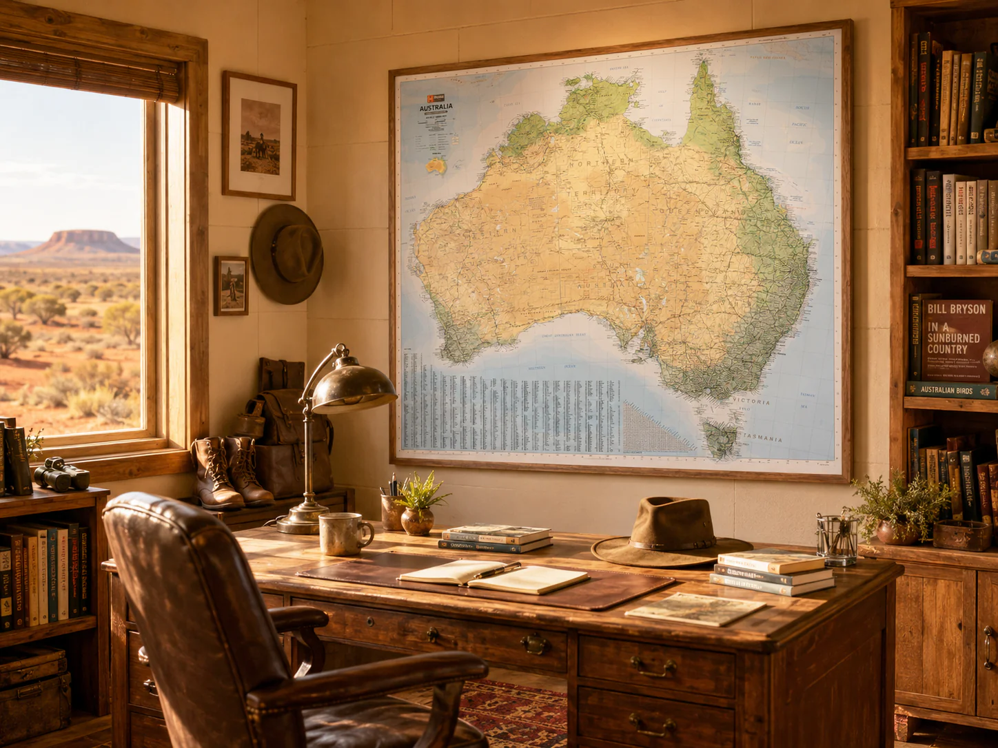 Australia Hema Road & Terrain Wall Map - Image 5