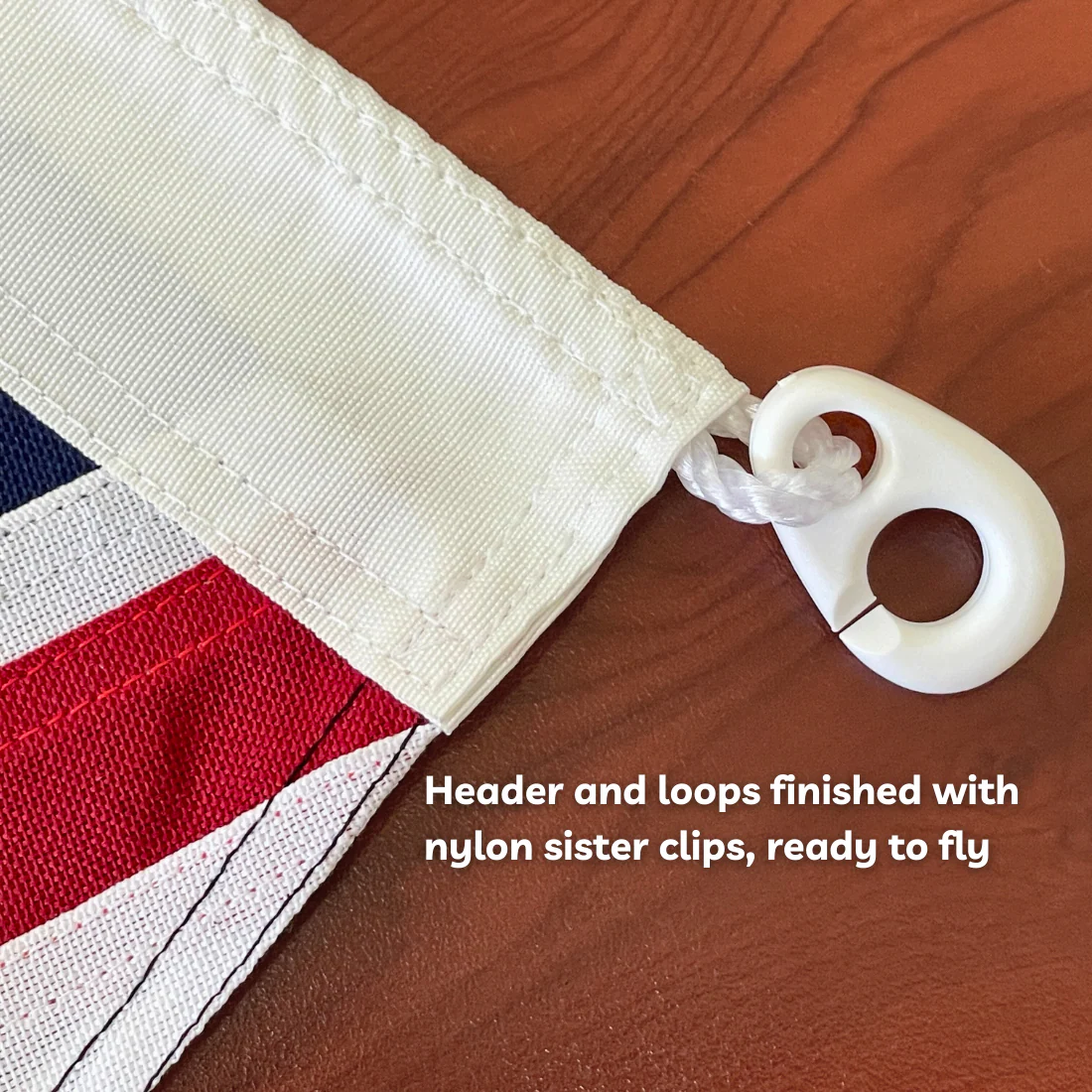 Australian National Flag (fully sewn) 900 x 450mm - Image 4