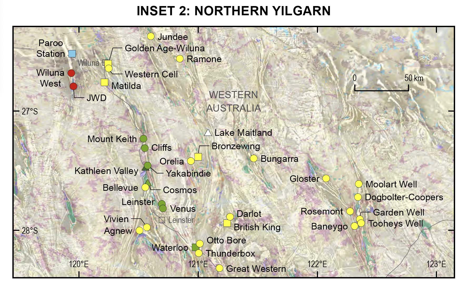 Australian Operating Mines Wall Map 2025 - Image 3