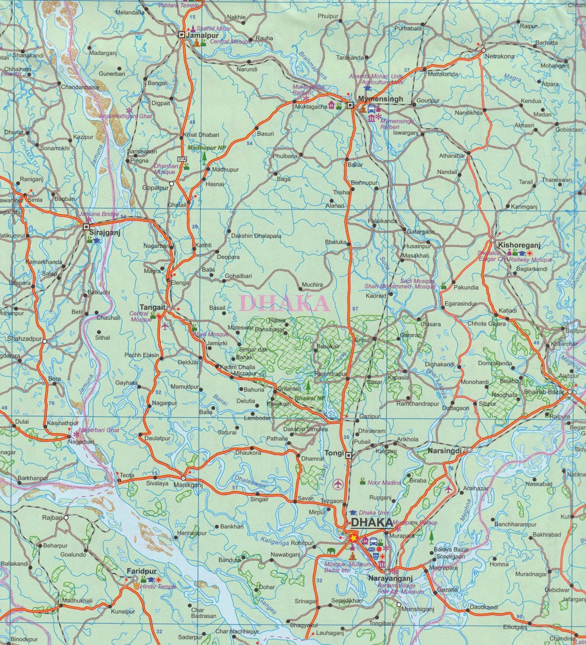 Bangladesh & India East ITMB Map - Image 2