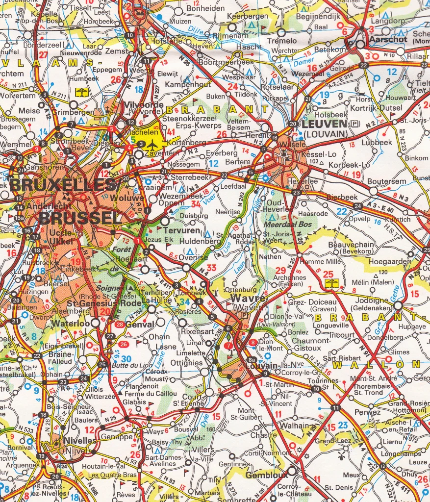 Belgium Luxembourg Michelin Map 716 2026 - Image 4