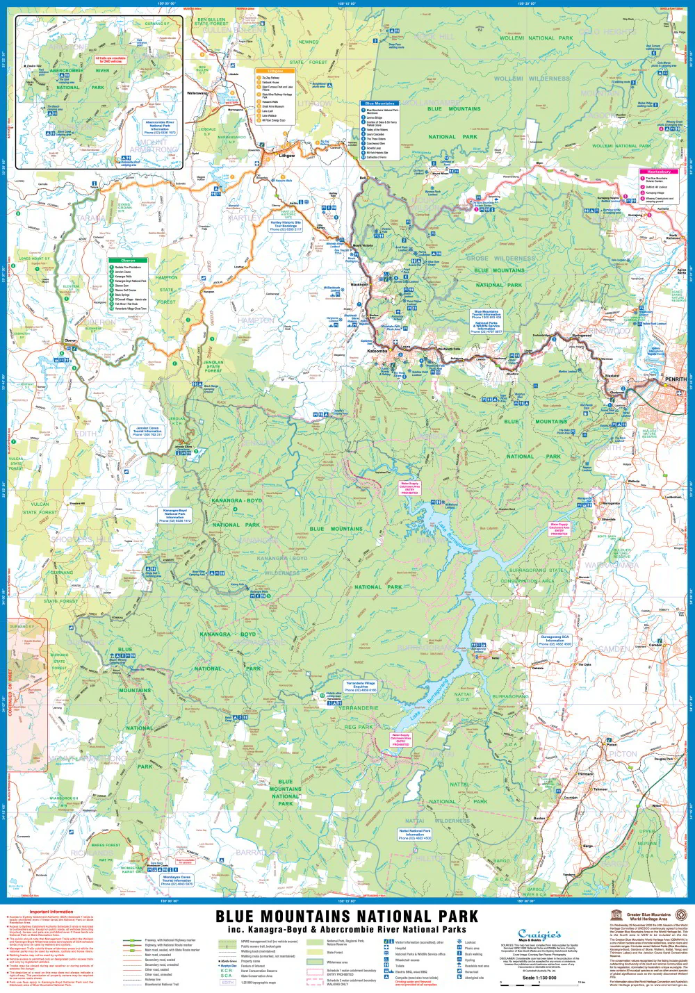 Blue Mountains Craigies Map - Image 3