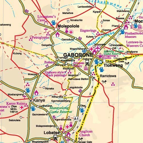 Botswana & Zimbabwe ITMB Map - Image 3