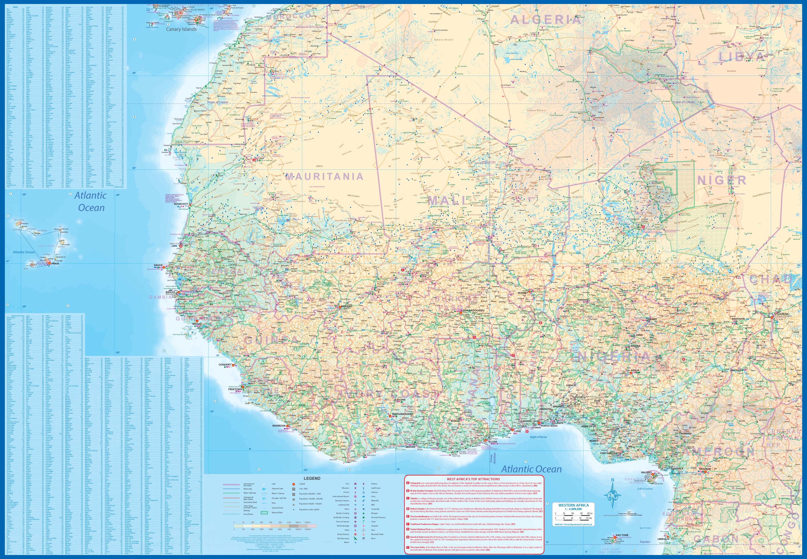 Burkina Faso & West Africa ITMB Map - Image 3