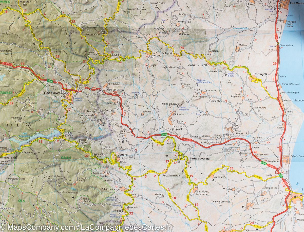 Italy Calabria Michelin Map 364 - Image 4