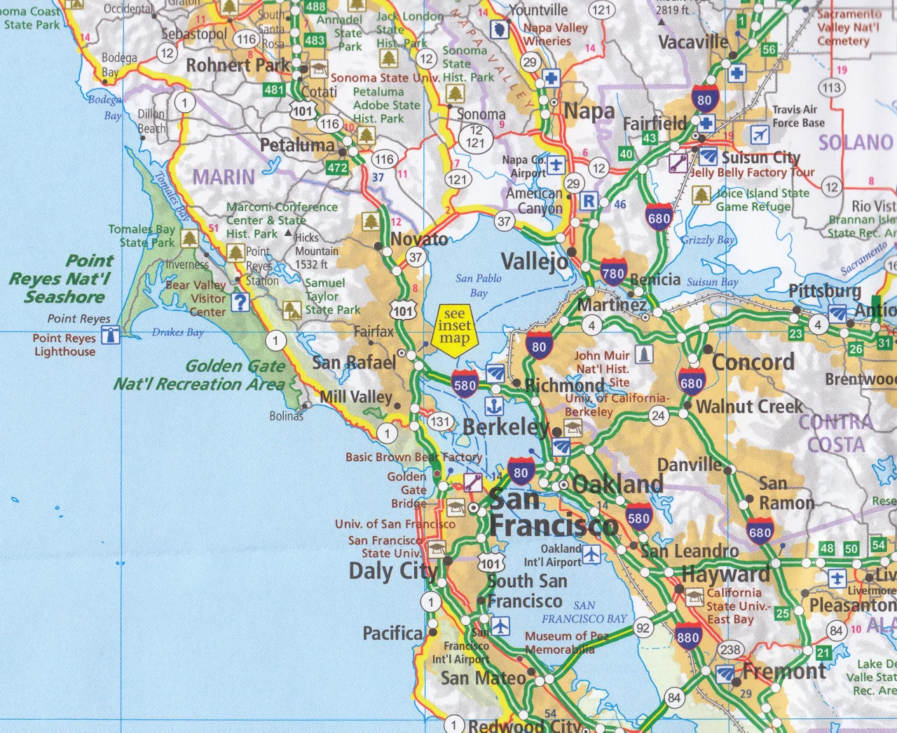 California Hallwag USA Map - Image 4