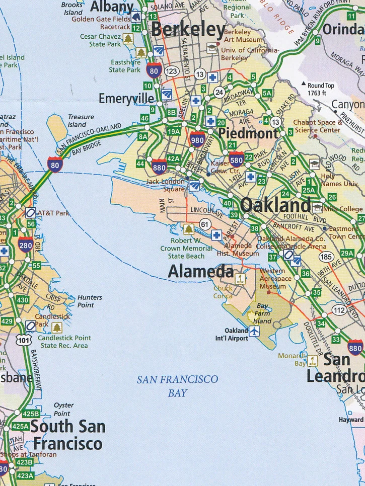California Hallwag USA Map - Image 6