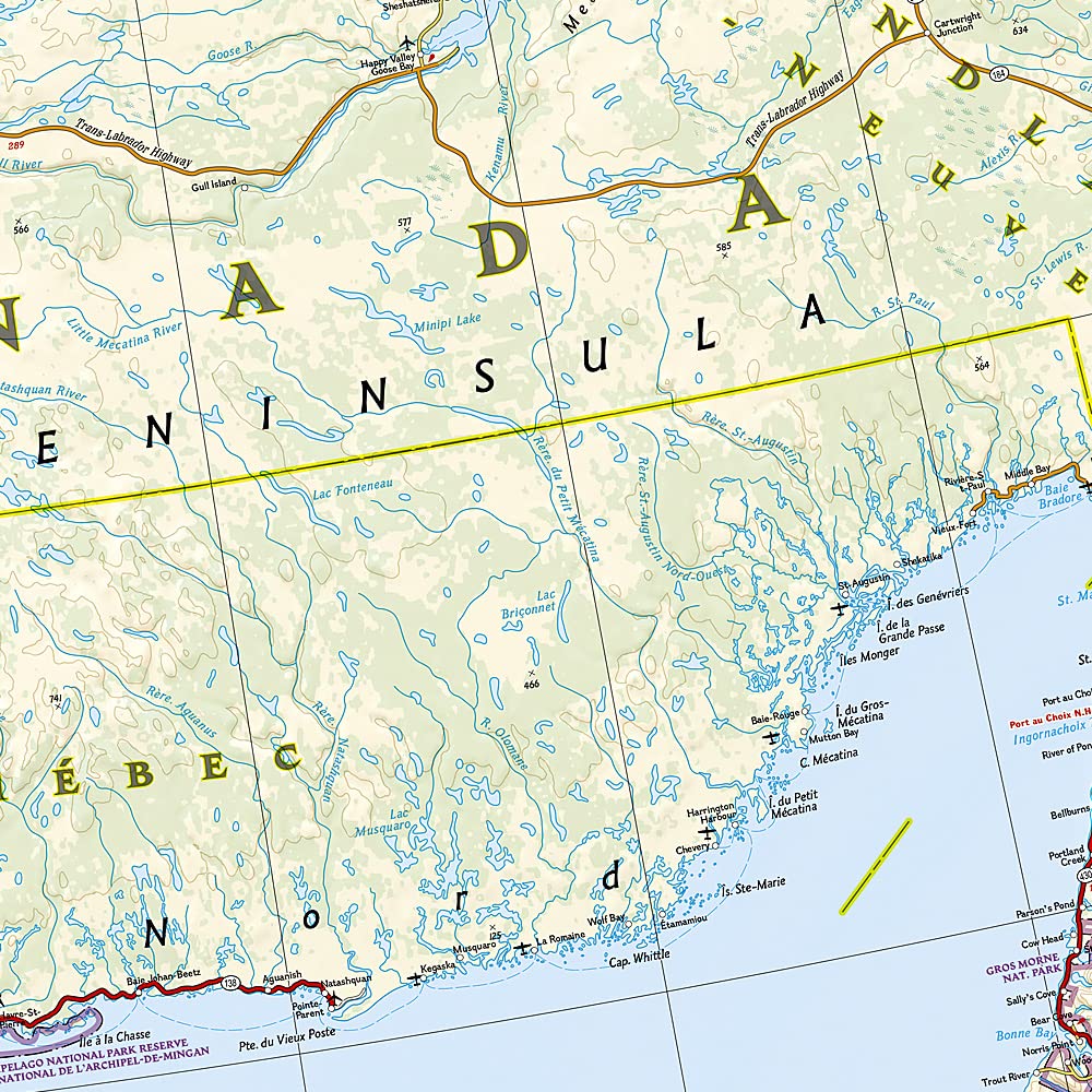 Canada East National Geographic Folded Map - Image 5