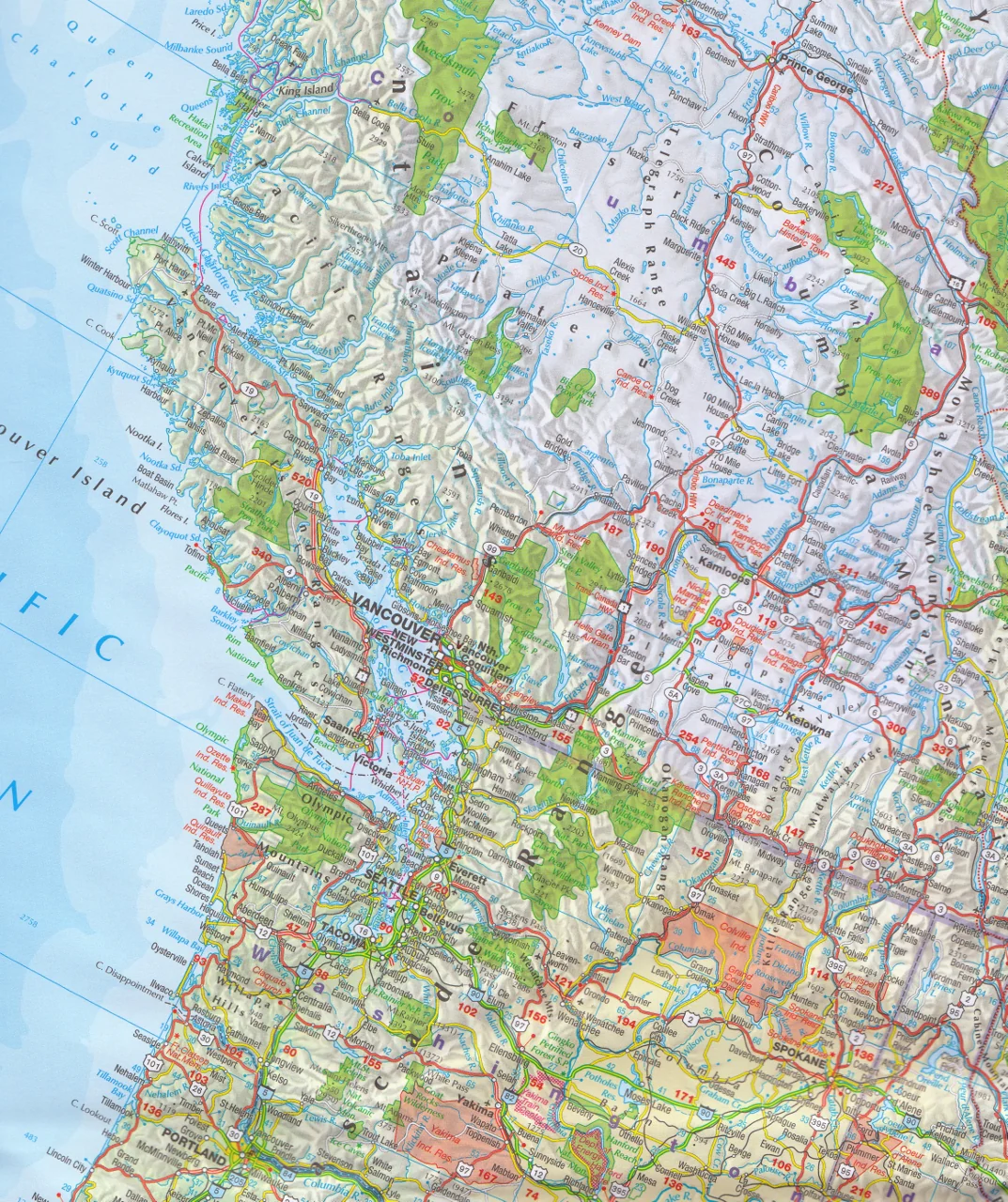 Canada Hallwag Map - Image 2