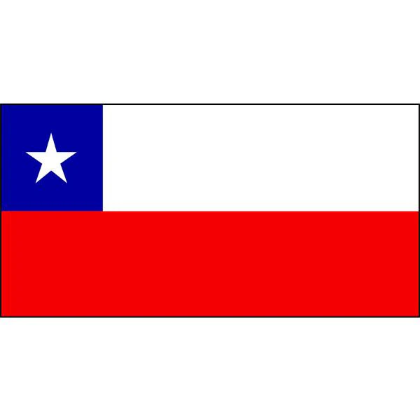 Chile Flag 1800 x 900mm