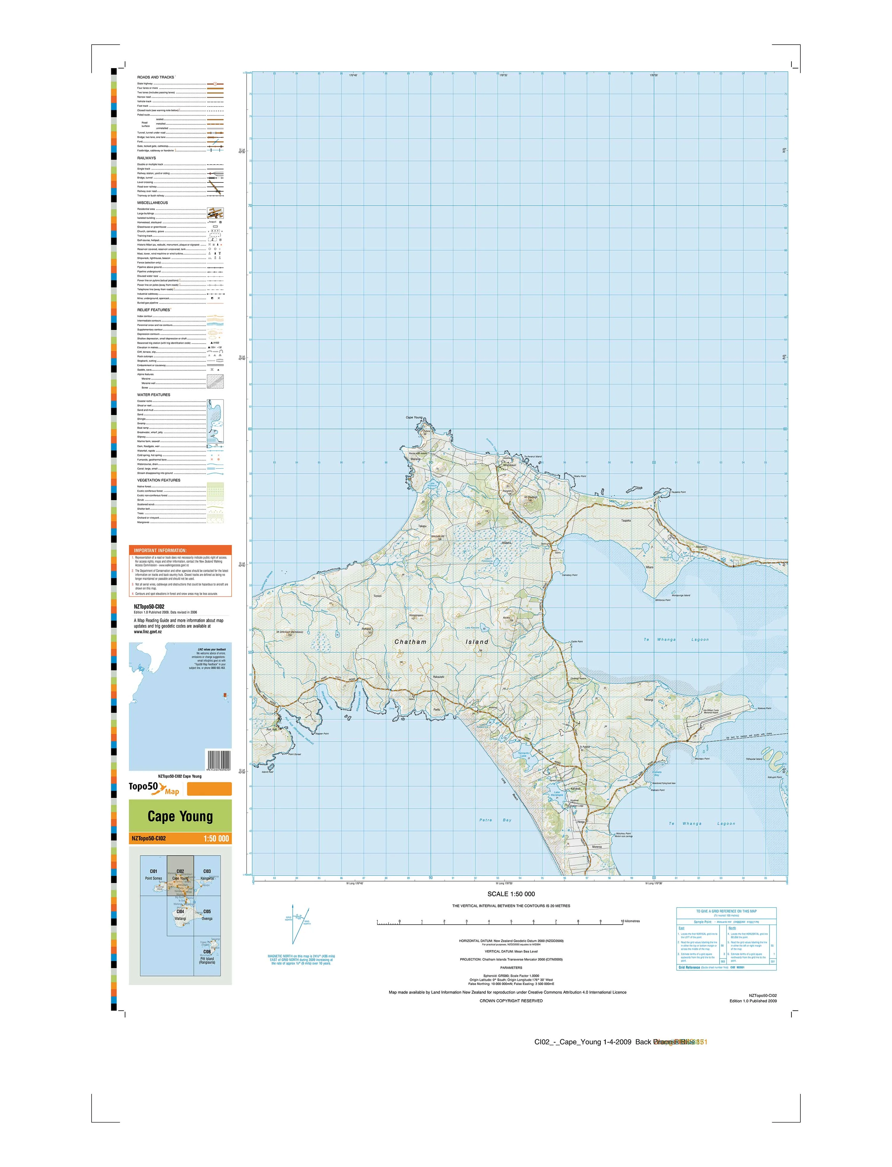CI02 - Cape Young Topo50 map