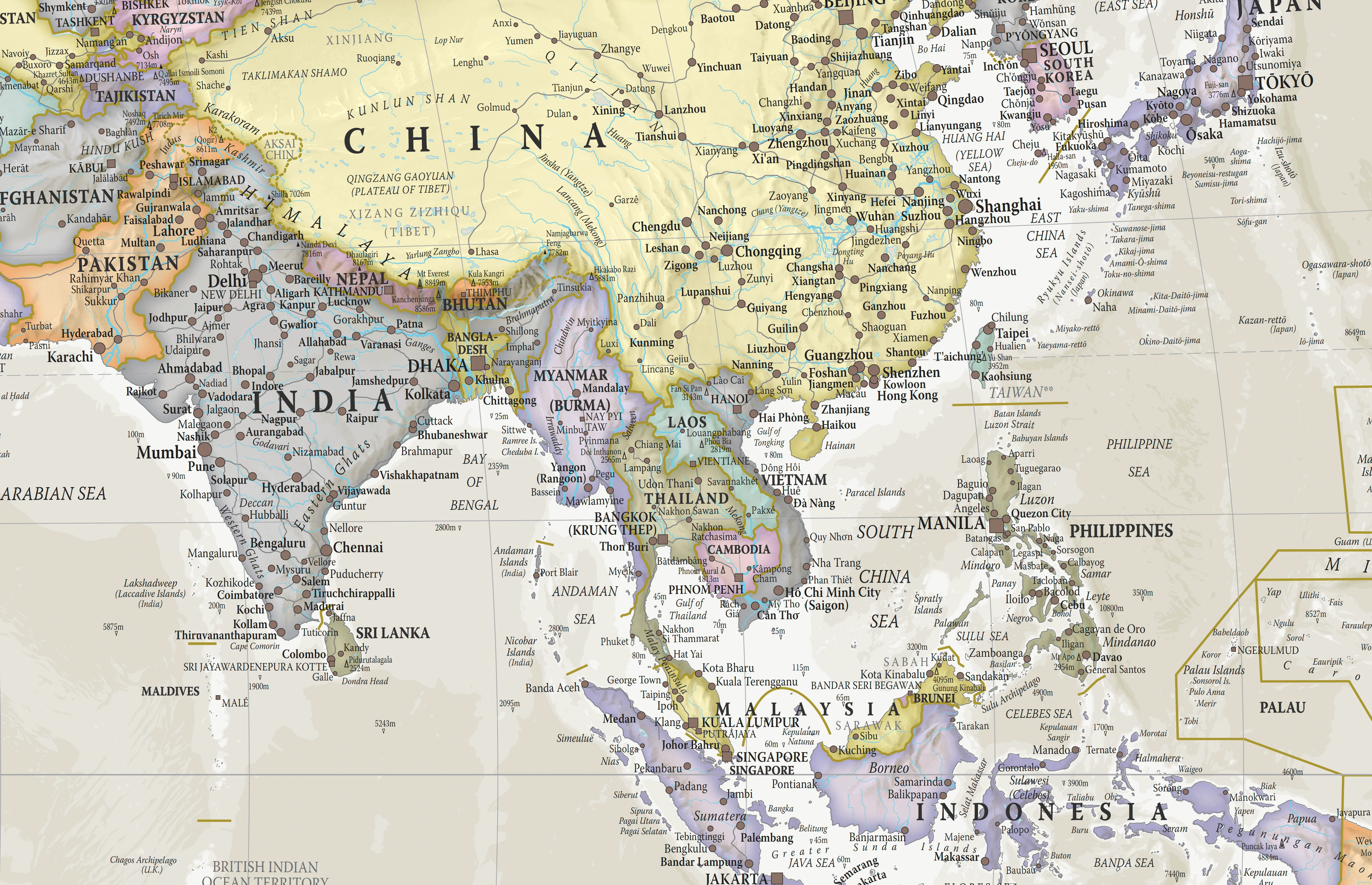 Classic World Maps International 1364 x 844 mm Wall Map 2026 - Image 4