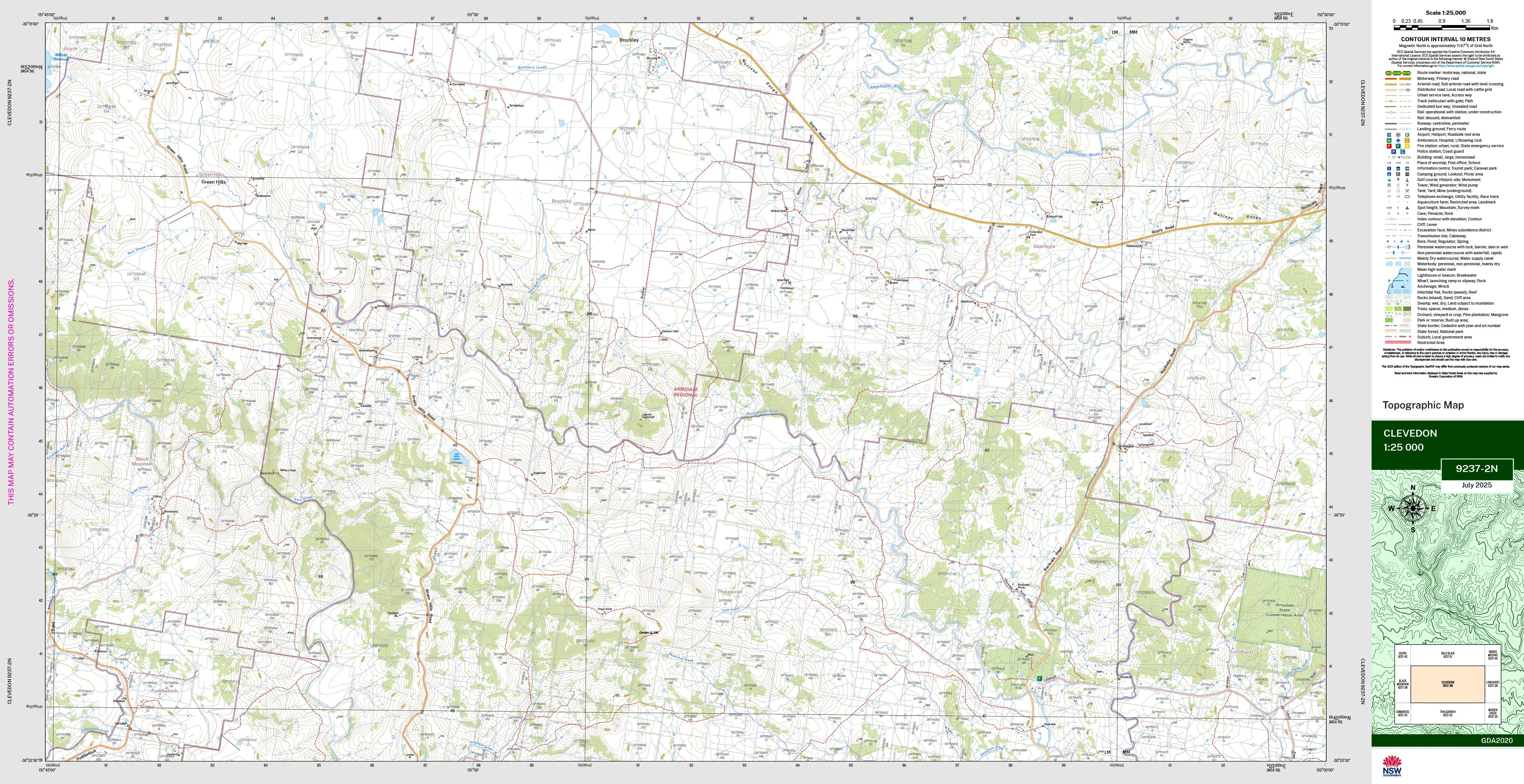 Clevedon 9237-2N Topographic Map 1:25k