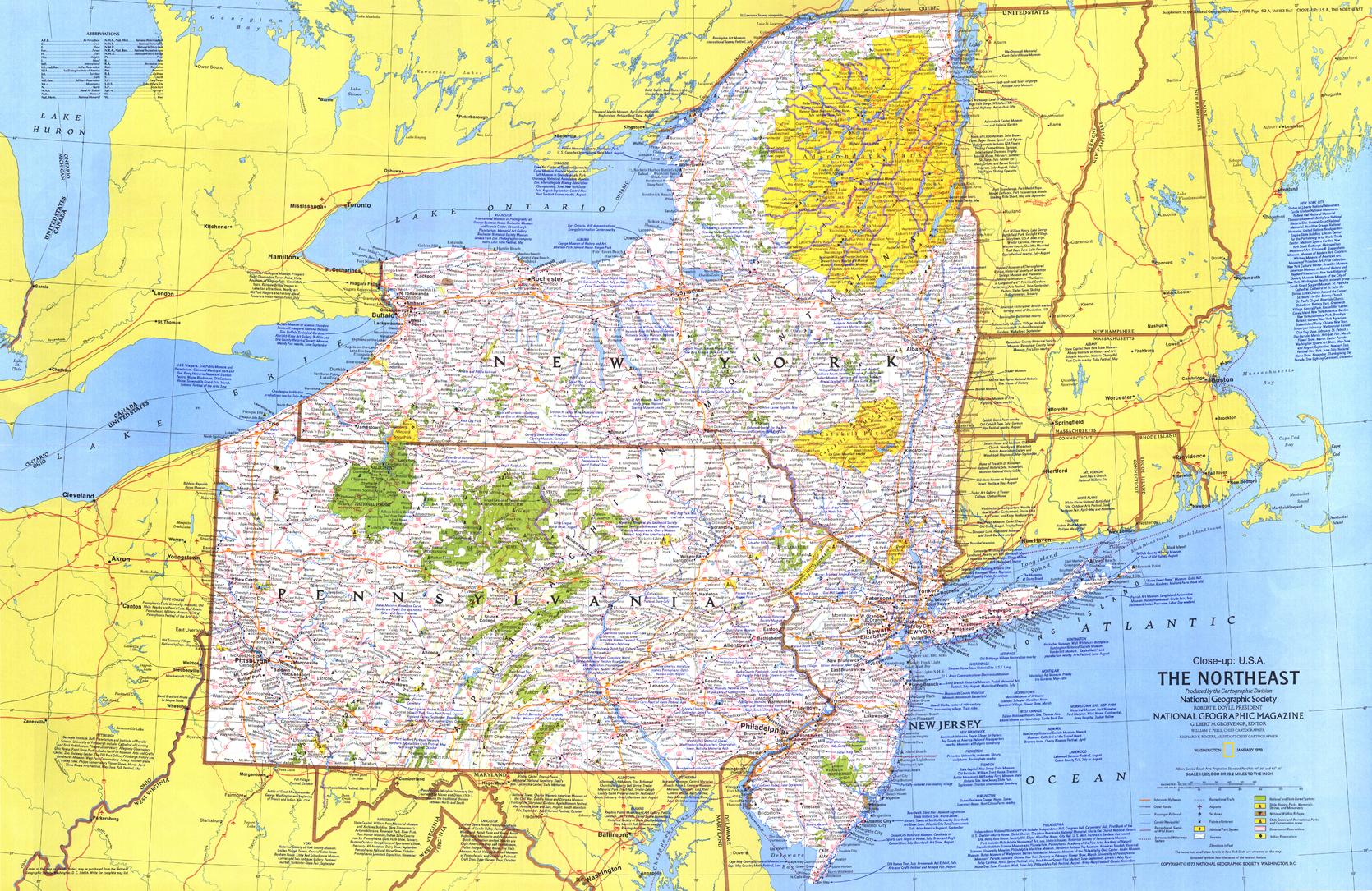Close-up USA, Northeast - Published 1978 by National Geographic