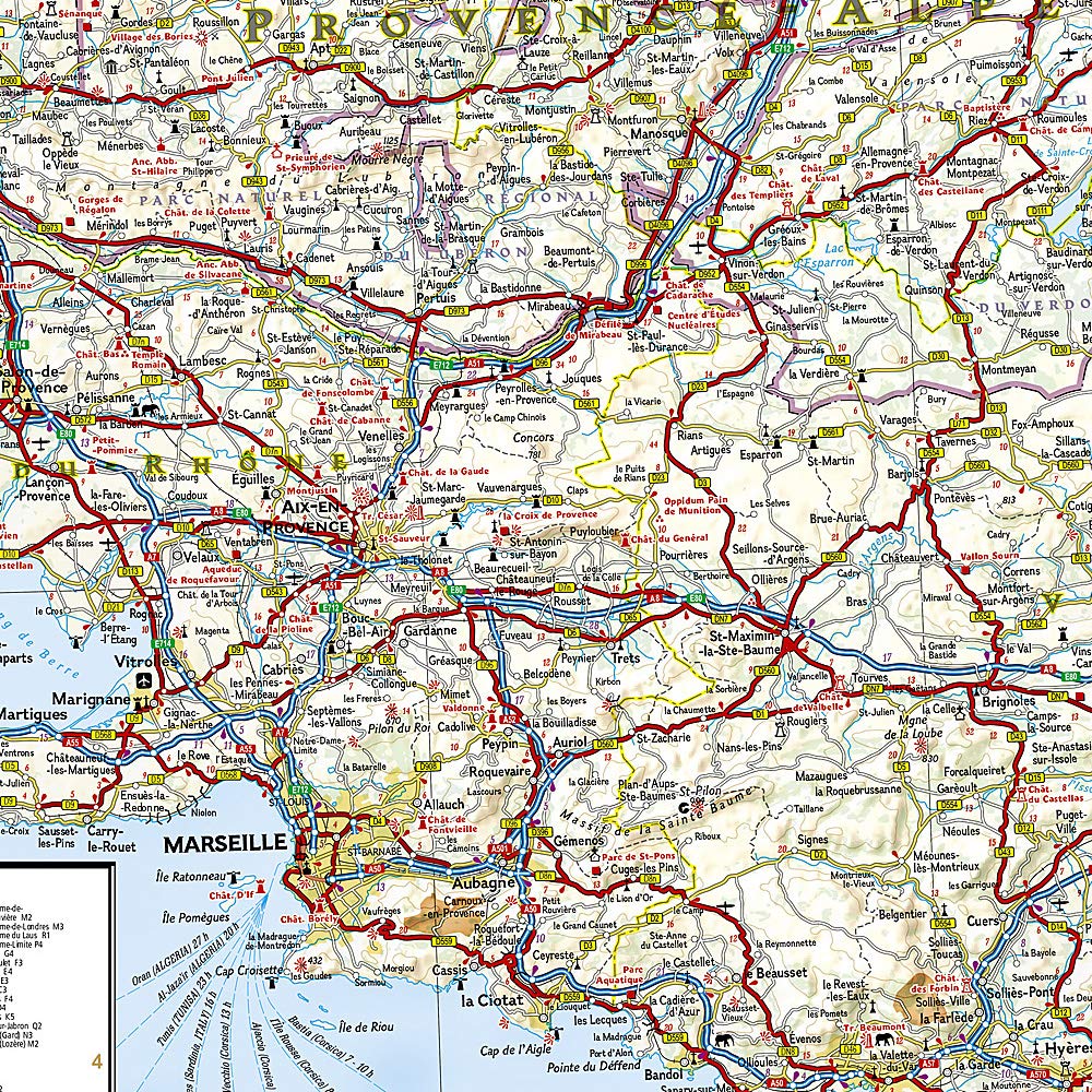 Southern France National Geographic Folded Map - Image 4