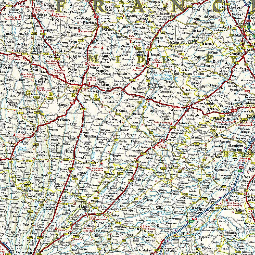 Southern France National Geographic Folded Map - Image 5