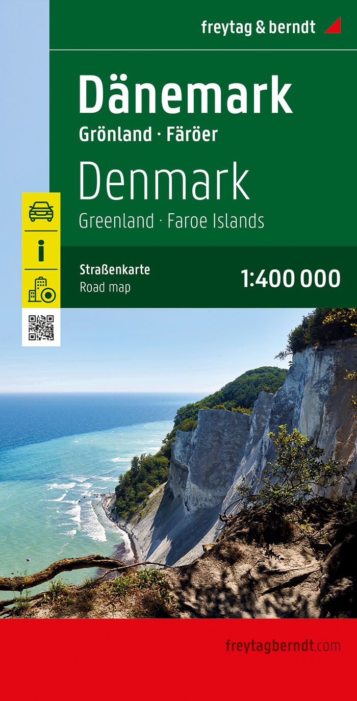 Denmark & Faroe Islands Freytag & Berndt Map
