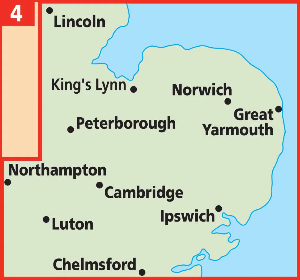 East Anglia AA Road Map 4 - Image 3