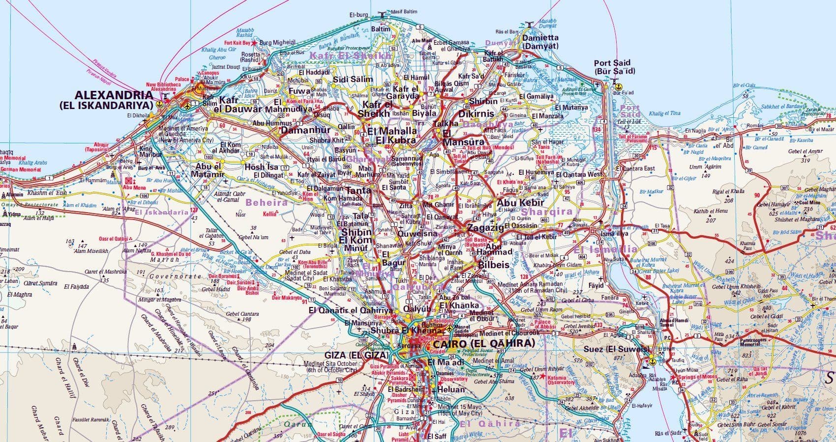 Egypt Folded Map Reise - Image 3