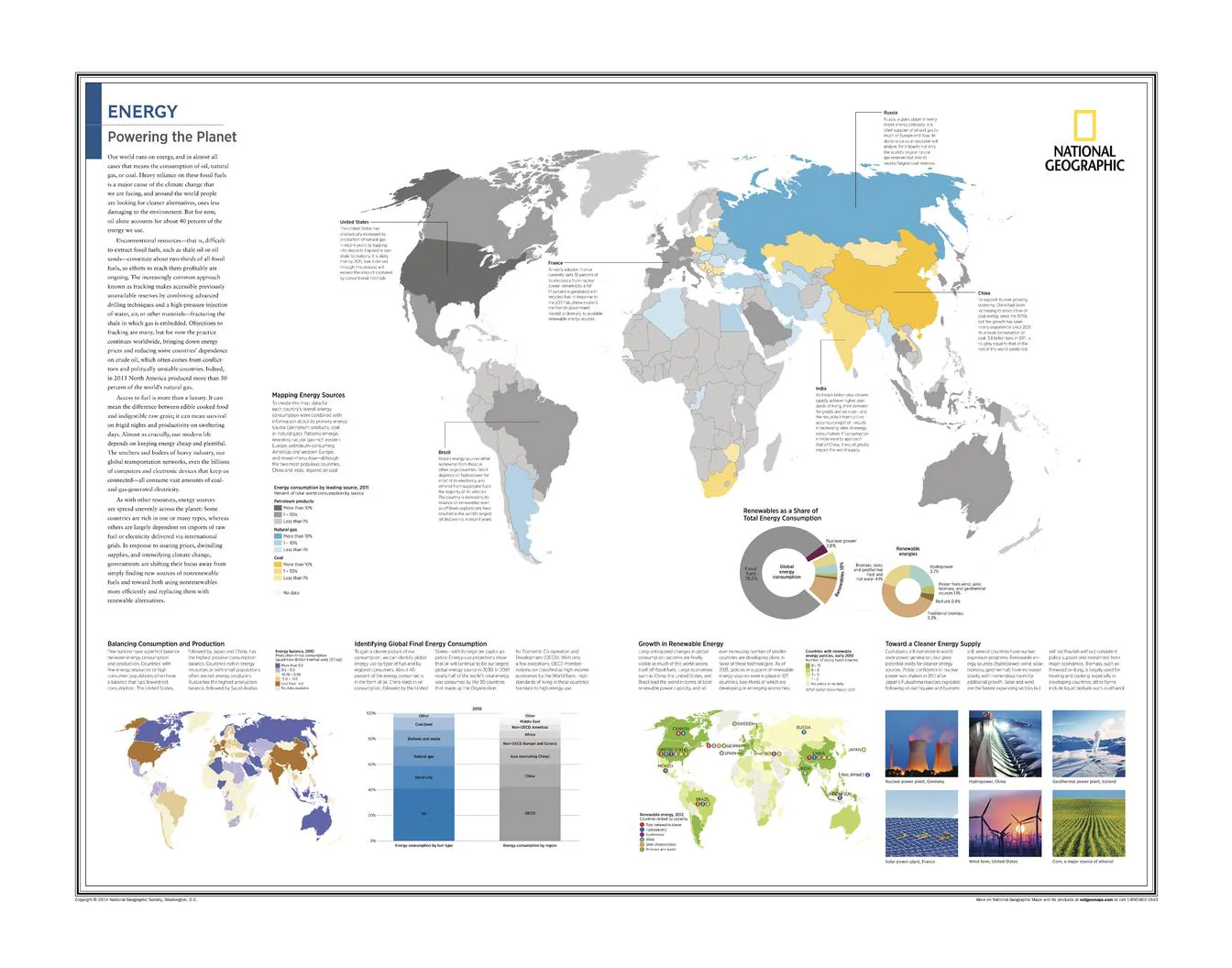 Energy: Powering the Planet - Atlas of the World, 10th Edition by National Geographic
