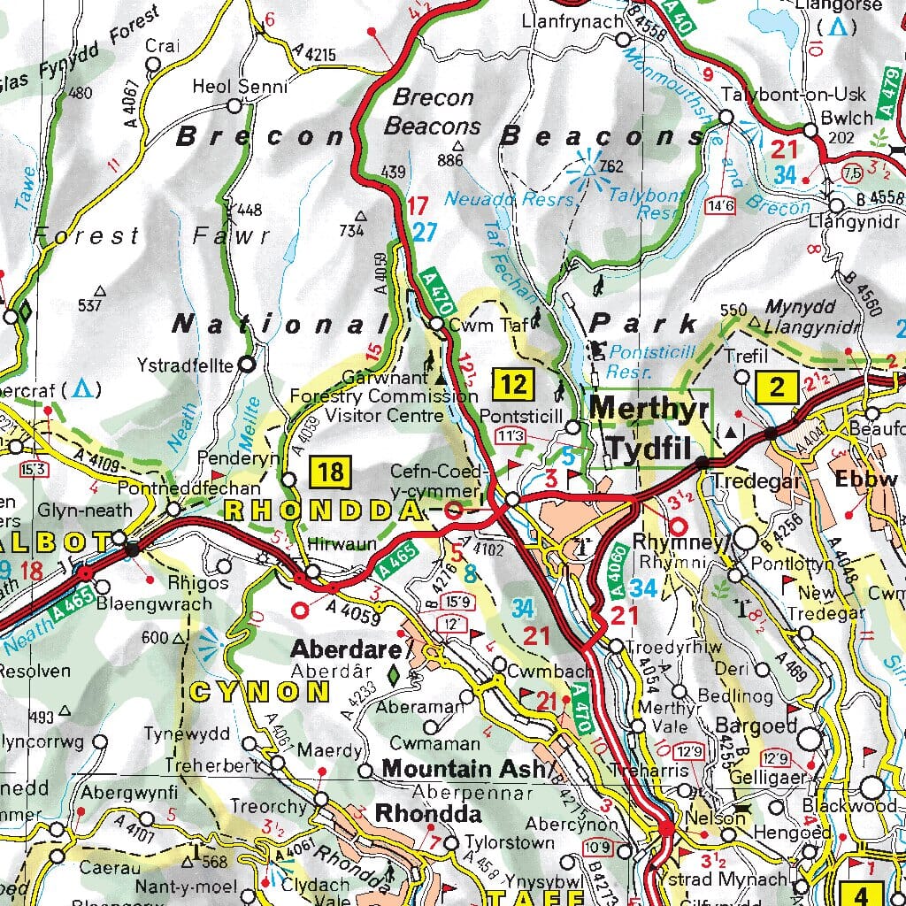 England South West, Midlands & Wales  Michelin Map 503 - Image 5