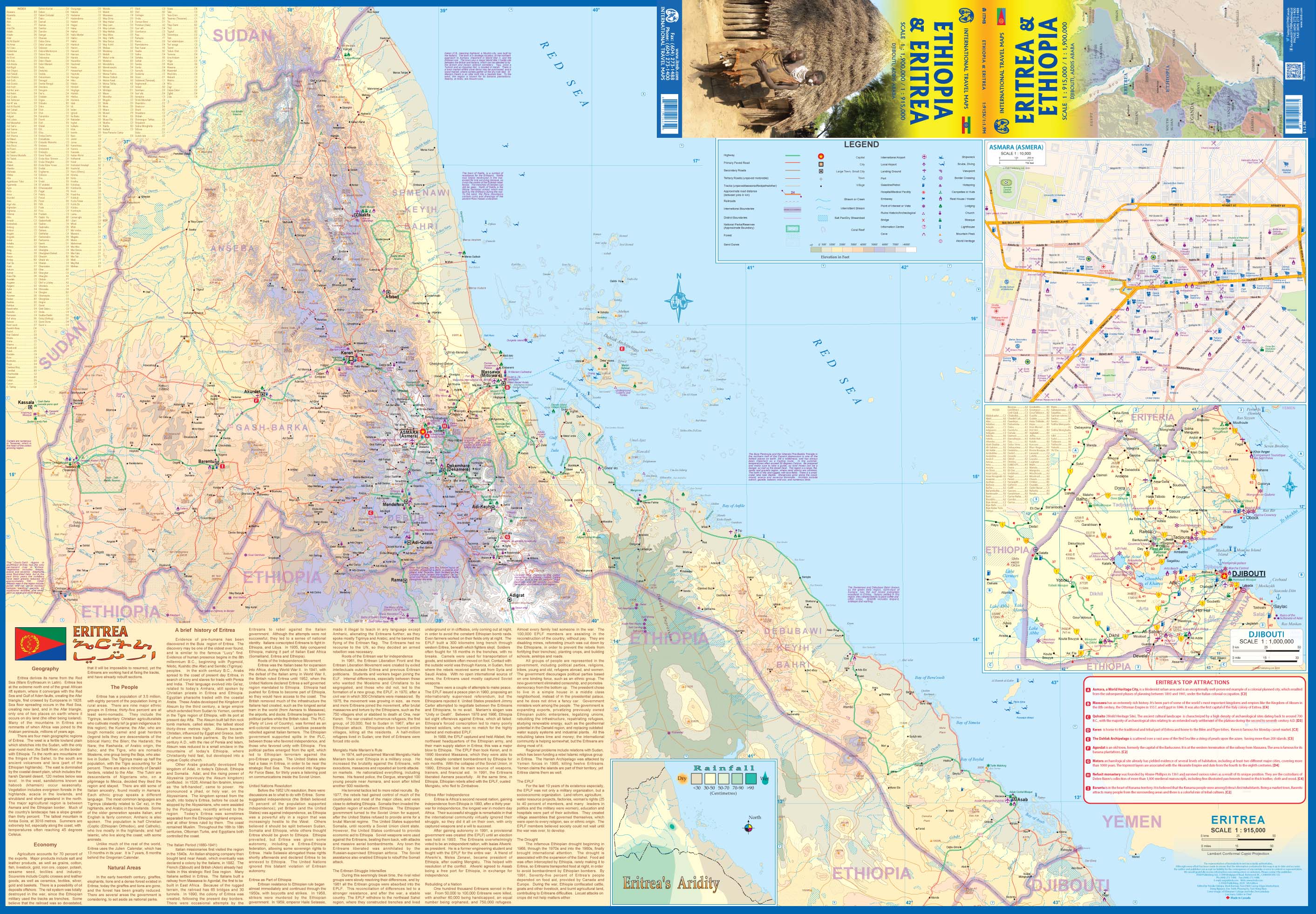 Ethiopia & Eritrea ITMB Map - Image 2