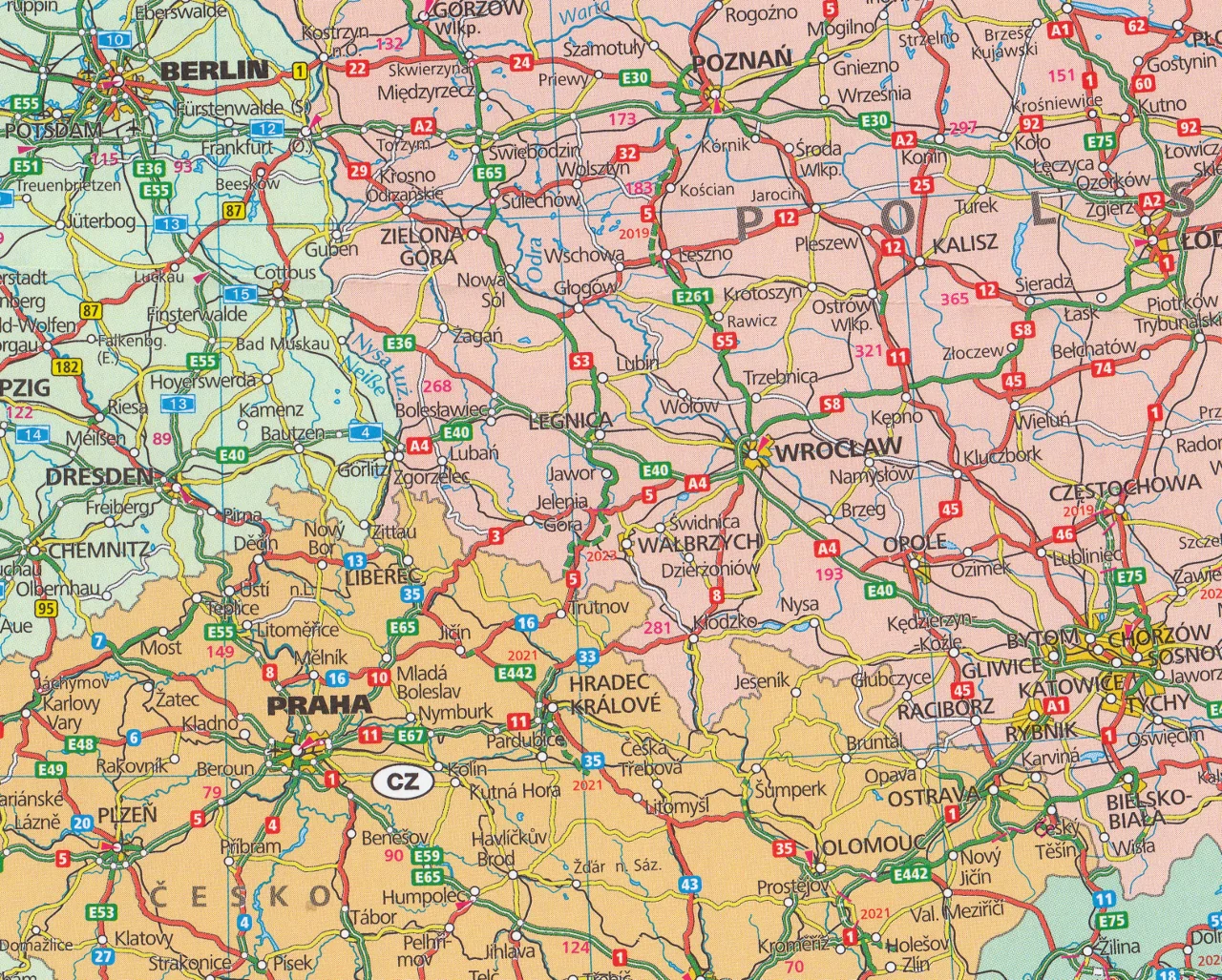 Europe Hallwag Map - Image 4