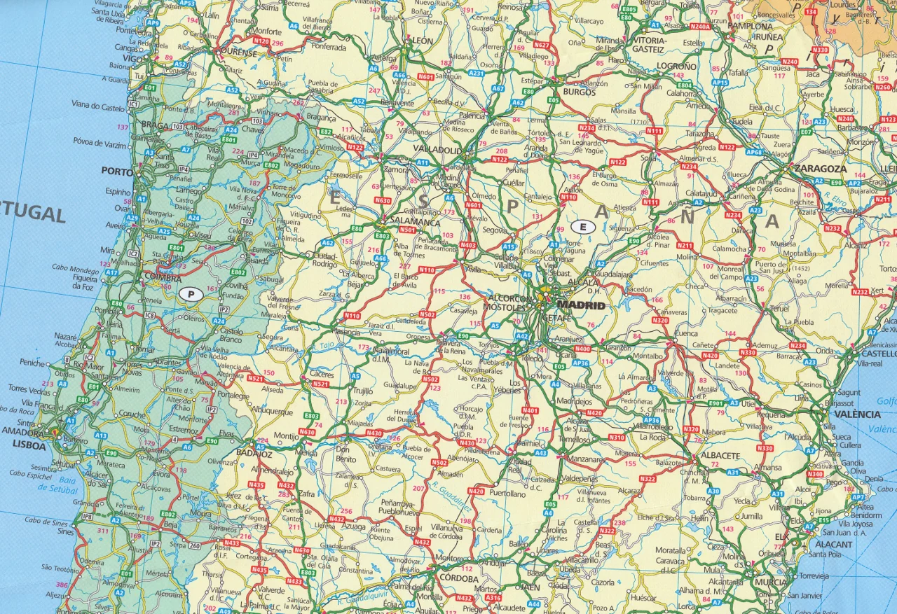 Europe Hallwag Map - Image 5