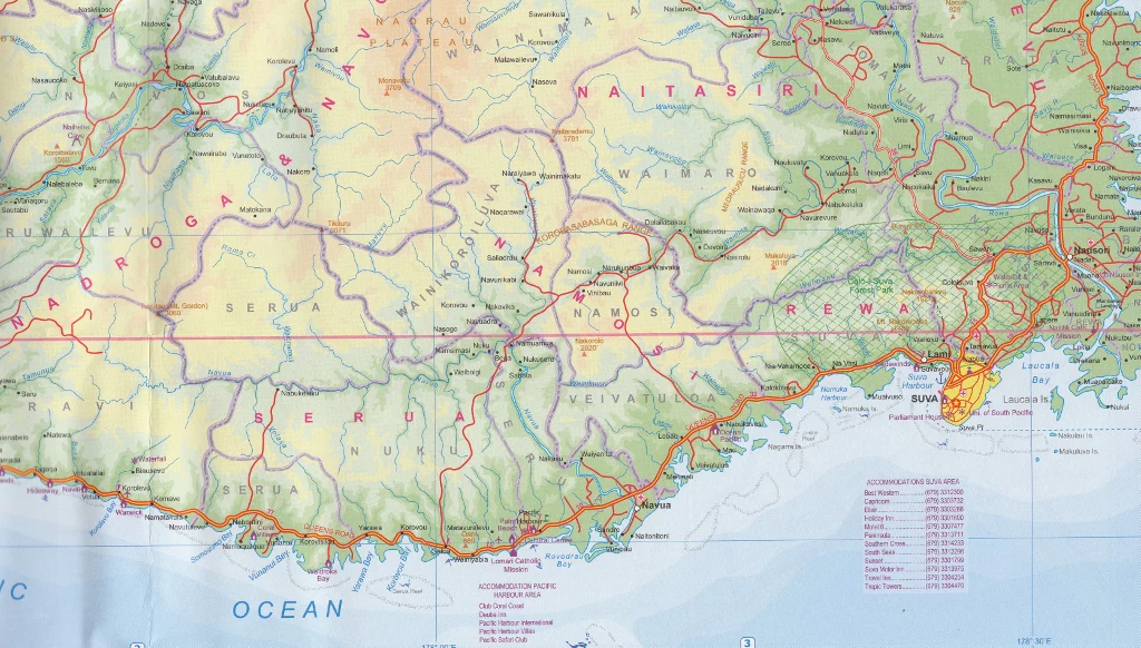Fiji & Tonga ITMB Map - Image 2