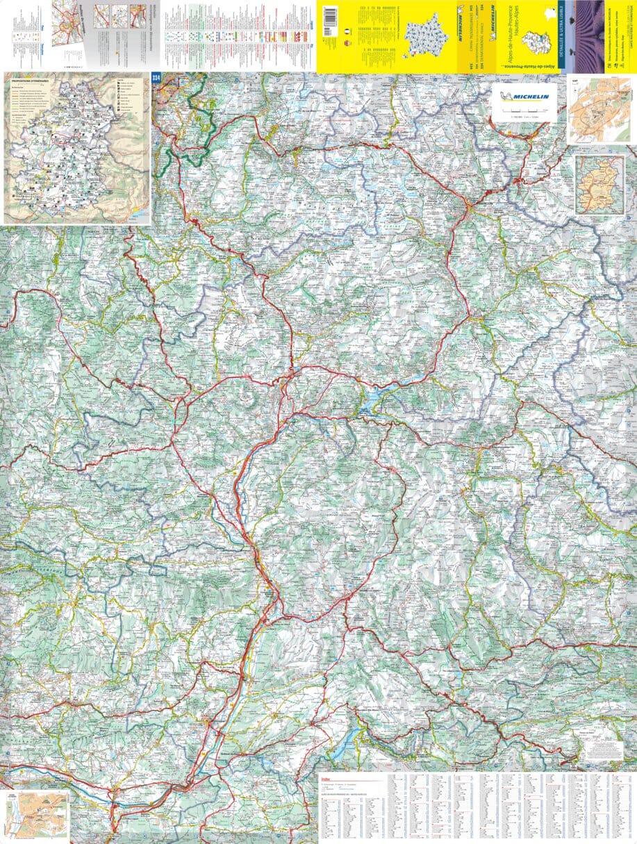 France Alpes-de-Haute-Provence / Hautes-Alpes Michelin Map 334 - Image 3