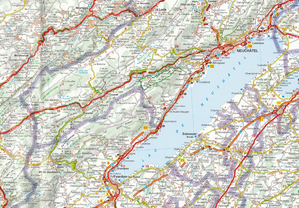 France Franche - Comte 520 Michelin Map - Image 4