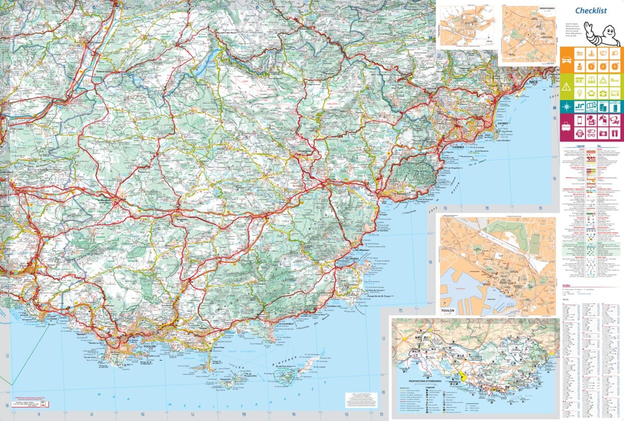 Bouches-du-Rhone Var Michelin Map 340 - Image 4