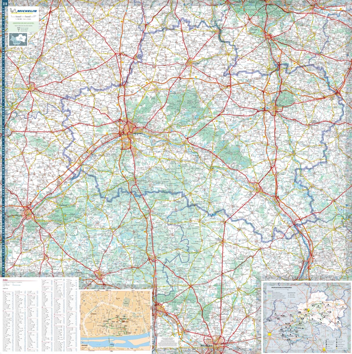 France Loiret / Loir-et-Cher Michelin Map 318 - Image 4
