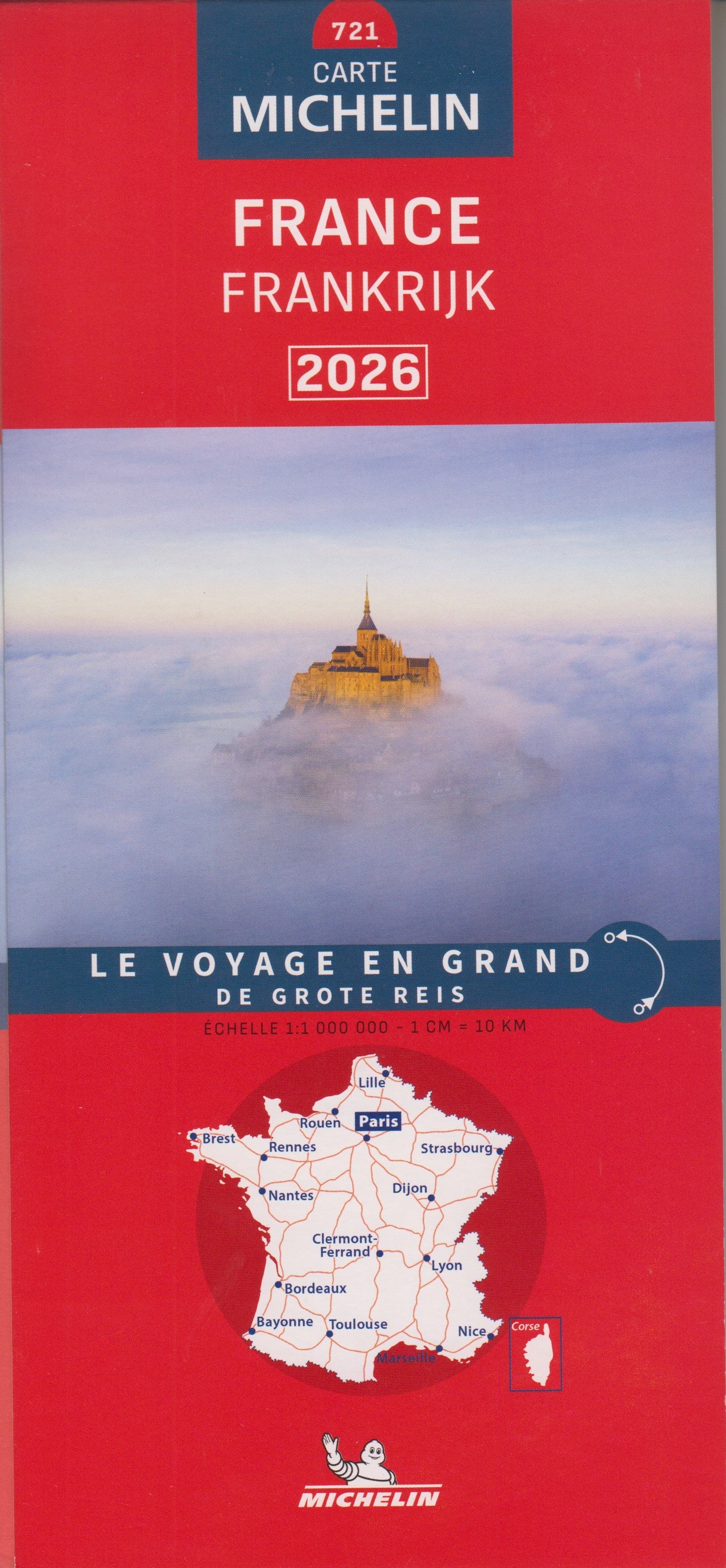 France Michelin Map 721 2026