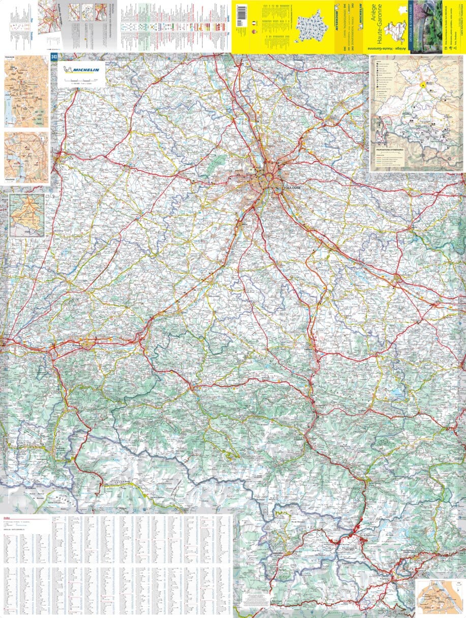France Ariège / Haute-Garonne Michelin Map 343 - Image 3