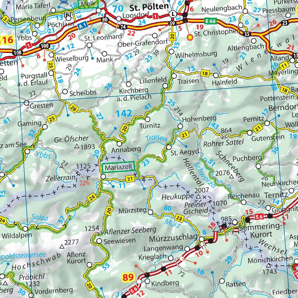 Germany, Austria, Czech Republic & Benelux Map Michelin Map 719 - Image 3